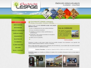 Electricité Lesage – chauffage, plomberie, éléctricité et énergies renouvelables à Valognes(50)