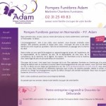 Pompes funèbres Adam – Marbrerie, chambres funéraires, monuments funéraires dans le Calvados(14) et la Manche(50)