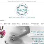 Naïris Bijoux – Bijoux pour femmes enceintes et jeunes mamans : bolas de grossesse, bracelets d’allaitement personnalisés