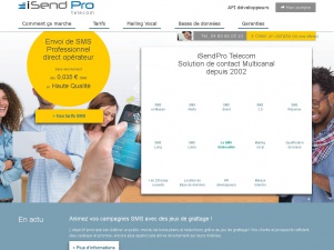 Isendpro.com: la plateforme du sms marketing