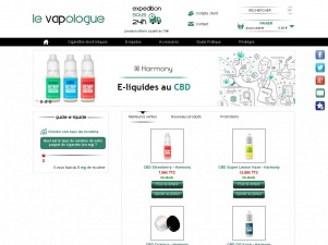 Vapologue.fr : Le choix en CBD et E-Liquides