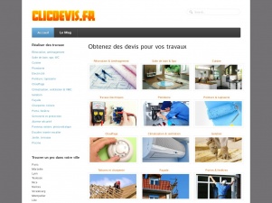 Clicdevis.fr, tous les devis pour travaux de maison