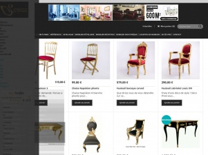 Deco Prive, le spécialiste de la vente des meubles du style baroque à Paris