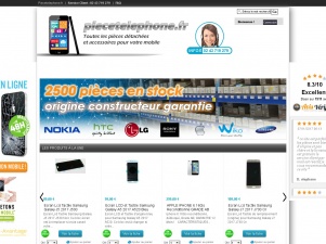 Piecetelephone.fr, boutique en ligne de pièces détachées pour smartphone