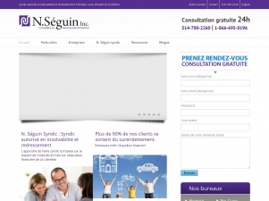 N. Séguin: Conseillers en redressement financier