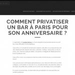 Privatiser Bar Paris