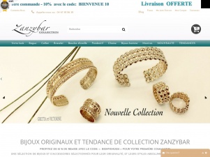 Collection Zanzybar, bijoux tendance pour hommes et femmes