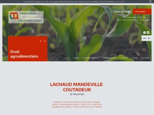Cabinet Lachaud Mandeville Coutadeur & Associés – Avocat en droit agroalimentaire à Bordeaux et Paris