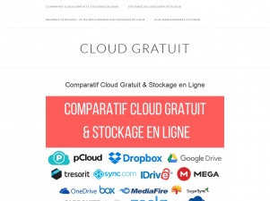Comparatifs Cloud Gratuit et Stockage en Ligne