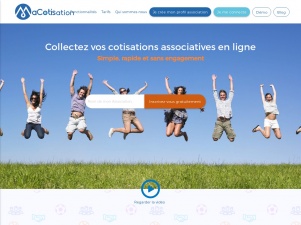 MaCotisation – La solution de collecte des cotisations associatives en ligne