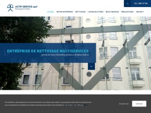Actif Service, société de nettoyage professionnel à Bruxelles
