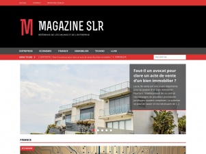 Magazine SLR, actualités sur le monde de la finance, l’immobilier