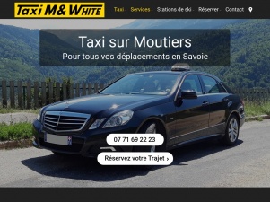 Taxi à Moutiers – M&White