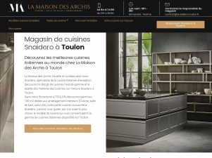 La maison des archis, Snaidero Toulon : votre magasin de cuisines de luxe