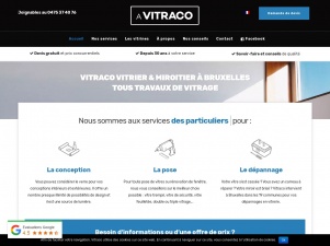 Vitrerie Vitraco, société de vitrerie et de miroiterie à Bruxelles