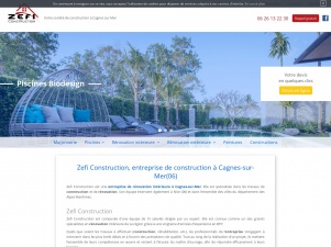 Zefi Construction, entreprise de construction et de rénovation à Cagnes sur Mer